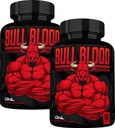 ONL Bull Blood Testosteron Booster - High Potency Muž Vylepšení Testosteron Dodatek pro Stamina & Endurance - Testovací Booster s Maca Root, Horny Goat Weed & Tongkat Ali - 120 Kapsle (2-Pack)
