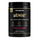 Anabolické Warfare Veiniac Muscle Pump Activator Dodatek Stimulant Free Pre- Cvičení s L- Citrulline, Betaine Bezvodý, & Přidáno AGMass ™, Zvyšuje oxid dusnatý *, Ovocný punč 20 Služeb