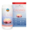 CalMag 2: 1 Vysoká absorpce vápníku Magnesium Citrát Powder Supplement for Stress Relief, and Sleep, Vápník dodatek pro zdraví kostí, Lemon Raspberry Flavor 16.5oz (balení po 1)