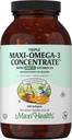 Omega 3 Dodatek - Omega33 Rybí olej Trojitý koncentrát s vitamínem D3 - Mocný zdroj EPA / DHA mastných kyselin - Srdce, mozek, společné zdraví - Kosher Certified Wild Catched Marine Fish - 180 Softgels