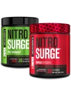 Jacked Factory Nitrofresh Pre- cvičení v Cherry Limeade & Vodní meloun Nitrofresh Shred Thermogenic Pre- cvičení pro muže a ženy