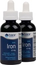 Stopy Minerály Ionické železo, 22mg - Energetická podpora doplněk s hořčík & železo - Pomoc Brain Health & Imunitary System Function - gluten- Free Liquid Supplement - 1.9 fl oz (2 Pack) (92 Servings)