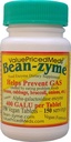 Bean- Zyme Gas Relief pro dospělé Extra síla (150 ct) je 400 GAUL na tabletu Alpha Galaktosidáza, Vegan, Náklady méně, Digestivní enzym doplněk stravy přírodní potraviny enzym