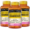 MASON NATURAL Cranberry Vysoce koncentrované 900 mg, 3 měsíční dodávka, antioxidant & imunitní zdraví, podporuje zdravý močový trakt, 3 balení