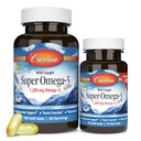 Carlson - Super Omega33 drahokamy, 1200 mg Omega33 mastné kyseliny s EPA a DHA, Wild- Capped Norský dodatek, Udržitelně sourced rybí olejové kapsle, Omega 3 doplňky, 100 + 30 Softgels