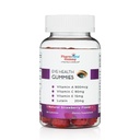 Gummy pro podporu zdraví očí - Vitamin A + C + E + Lutein - Gluten zdarma, Vegan Friendly Dodatek - 60 Počet