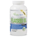 Upsize Best Organic Flaxseed Oil Softgels - 1000mg Premium, Virgin Cold Pressed from Flax Seeds - Vlasy kůže a nehty podpora - Omega 3-6-9 Dodatek - 240 Počet - Více než 8 Měsíce Dodávka!