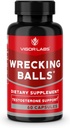 Vigor Labs Wrecking Balls (60 Kapsle), Podporuje přirozenou produkci esenciální mužské hormony Vaším tělem na podporu Fuller Drive, mužské vitality, a zvýšené Stamina. (Made in USA)