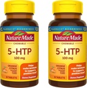 Nature Made Chewable 5HTP 100mg, 5-HTP Mood Support Supplement, 30 5 HTP Chewable Tablety, 30 Day Supply (Balení po 2)