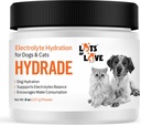 Hydrade Powder - Elektrolyty pro dehydrataci psů a koček - Hydratace pro psy a kočky - Spousta Love Pet Products (8 Oz)