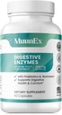 Stravovací enzymy s probiotiky - Nová formule pro stravu čas discomform Relief & Bloating- Daily Enzymes - Bromelain, Papaya enzyme, Probiotic, Lactase Enzymes for Digestion - Vegan - 60 Ct