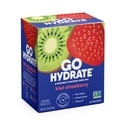 GoHydrate Instant Hydration Powder Packets - Nízké množství sodíku Electrolytes Drink Mix - Přírodní Hydration Support, Sugar Free Electrolyte Ochucený nápoj s vitamínem D, 30 balení, Kiwi Jahoda