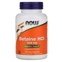 Foods Betaine HCl, 648 mg se 150 mg Pepsinu, 120 tobolek, 2 balení