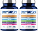 Imuneti - Pokročilá imunitní obrana, 6- in-1 Výkonná směs vitaminu C, Vitamin D3, Zinek, Bezinky, Česnek Bulb, Echinacea - 2 Pack - Podporuje celkové zdraví