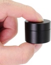 Přenosný denní Pill Pouzdro, Těžké Duty Aluminium Alloy Round Pill Box, Vodotěsný Travel Pill Organizátor, Kapesní Purse Medicine Držák vitaminu EDC Kontejner pro venkovní táboření Práce