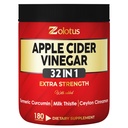 Zolotus 3din1 Jablečné ocelové kapsle s kurkumou, Skořice, Mléko Thistle, Elderberry, Quercetin & Více pro Supports Digestion, Imunní - 180 Kapsle