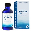 Nordic Naturals Nordic Beauty Brutage Oil, Neochucené - 4 Ounces - Brutage Seed Oil, Unique Omega-6 for Heald and Hydrated Skin, 480 Miligramů GLA - Non- GMO - Vegan, 48 Služeb