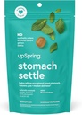 UpSpring Stomach Settledrops for Occasional Nausea Relief / Upset Stomach with Ginger, Lemon, Spearmint, and B6. Mint Flavor Drops, 28 Ct (Balení květen Vary)
