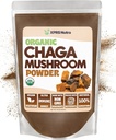 XPRS Nutra Organic Chaga Houba Powder - Premium USDA Organic Chaga Houby Powder - Chaga Powder podporuje imunitní zdraví - Vegan Friendly Superfood for Chaga Tea and Bevages (16 oz)