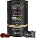 Himalájské výživné Shilajit Gummies Gold - Ashwagandha, Gokshura - Fulvic Acid - 85 + Stopy Minerály - pro muže Ženy - Bez přidaného cukru (Shilajit Gold Gummies)