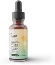 LUV zdravotní neuro kapky - Nerve Pain Support & Joint Comfort with Lion 's Mane, Curcumin, Cordyceps & Reishi - Organic Adaptogens - Vegan, Non- GMO, Made in USA - 30 Služeb