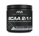 Amazing Muscle BCAA Amino Dodatek 124; 2: 1: 1 Branched Chain Amino Acid Ratio 124; Neochucené 124; Čistá hmotnost 500 Grams (1.1 Lb) 124; Non- GMO 124; Gluten- Free Facility 124; Made in USA