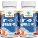 2400MG Lipozomální glutathion, s vitaminem C, mléčná thistle & alfa- lipoová kyselina, master antioxidanty, čistý redukovaný L- glutathion - imunitní systém, buněčné opravy, energie, vysoká absorpce, 120 Softgels