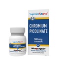 Superior Source Chromium Picolinate - Doplněk Formule Podporuje zdravý cukr metabolismus - 500 mcg, 50 Instant Rozpustit tablety