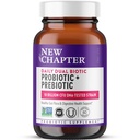 Nová kapitola Daily Dual Biotic Probiotic + Prebiotic for Digestion & Microbiome Health, 100% Vegan, Soy Free, Non- GMO, 60 Počet (2 Měsíční dodávky)