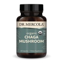 Dr. Mercola Organic Chaga Houba, 30 Servings (30 Tablet), Dietní dodatek, Podporuje zdravé imunitní funkce, Non- GMO, Certified USDA Organic, NSF Obsah Certified