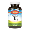Carlson - Vitamin K2, MK-4 (Menatetrenone), vitamin K dodatek, zdraví kostí a srdce, K2 Vitamin, bez sóji, Vitamin K-2, K2 Vitaminy, 180 Kapsle