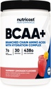 Nutricost BCAA + Hydration Powder (Raspberry Lemonade) 30 Servings - Branched Chain Amino Acids with Hydration Complex - Gluten- Free, Non- GMO