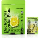 PowderVitamin Electrolytes Powder Plus, Keto, Lemonade, Sugar Free, Pink Himalayan Salt, 1000mg Draslík, 120mg vápníku, 120mg hořčíku, Non- GMO, Nulové kalorie, (16 Hydratační pakety)