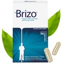 Brizo Prostate Zdravotní doplňky pro muže - Bylinné kapsle pro Mens Močové zdraví - Snížit časté močení - 1 měsíc Dodávka