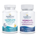 Nordic Naturals Starter Pack - Dámské Multivitamin Extra síla, Ultimate Omega
