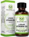 Lahůdka Vitamin D3 Kapky 5000 IU - Potenciální a efektivní 1000 IU na kapku - Rychlý absorpční doplněk tekuté stravy - 100% alkohol a gluten zdarma