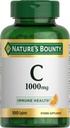 Nature 's Bounty Vitamin C 1000mg, Imunitní podpůrný dodatek, Výkonný antioxidant, 1 balení, 100 Kapletů