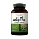 NatureBell Oregano Oil s černým semenným olejem, 360 Softgels CLAS124; 360- denní dodávky esenciální oleje pro imunitní zdraví CLAS124; uchovává vysoce koncentrovaný karvacol & Thymoquinon - Non- GMO