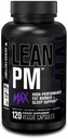 Jacked Factory Lean PM Max - high- Performance Weight Loss, Sleep Support, Fat Burner, & Appetite Conpressant for Men and Women w / Melatonin, Magnesium, Carnipure, & Ashwagandha - 120 dietní pilulky