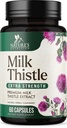 Mléko Thistle Extract 1000mg - Vyčištění jater Detox & Opravy Formule s Pampeliška Extract - Bylinný doplněk jater - Příroda Mléko Thistle w / Silymarin Marianum, Podporuje zdraví jater - 60 Kapsle