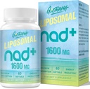 1600 MG Liposomální NAD + dodatek, NAD + Booing dodatek, Superior Absorpce, Vitamin B3 pro stárnutí obrany, dlouhověkost, energie, opravy, Non- GMO, 60 Softgels