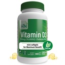 Zdraví Thru Nutrition Vitamin D3 10,000iu 360 Mini Softgels pro maximální přínos rok Dodávka 124; 250mcg Cholekalciferol 124; 3. strana Testováno 124; Non- GMO USP Stupeň organického EVOO 124; Podpora imunitního zdraví