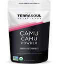 Terrasoul Superfoods Organic Camu Camu Powder, 3.5 Oz, Amazonský supergruit pro imunitní podporu, Smoothie Boost, a vitamín C Antioxidant-bohaté recepty