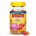 Nature Made Womens Gummy Multivitaminy s Omega-3, Multivitamin pro ženy pro denní nutriční podporu, 80 Gummies, 40 Day Supply