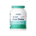 NYO3 Mléko Thistle 200mg doplněk k detoxikaci jater s Tampónem Root & Artyčok Extract 124; 60 Kapsle 124; Silymarin Antioxidant Support, Jaterní čištění a bylinný doplněk zdraví