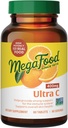 MegaFood Ultra C 400 mg - Vegan Imunitate Supplement with Vitamin C, Made with Real Food Including Brokolice, Mrkev, Cranberry & Brown Rice, Gluten- Free, Kosher - 60 Tablet, 60 Služeb