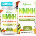 Sublingvální NMNH 500mg (Dihydronicotinamid Mononukleotid) (120 Servings, NMNH 500mg per Serving) NAD dodatek k posílení NAD úrovně jako my věk, pro antiaging, energie, imunita, zaměření - 120 Počet