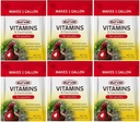 Durvet 6 balení vitaminů a elektrolytů pro drůbež, 5 gramů, dělá 6 galonů