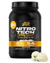 MuscleTech Whey Protein Powder (Vanilla Cream, 2LB) - Nitro- Tech Whey Protein Isolate Smoothie Mix for Lean Muscle & Recovery - 24g syrovátky pro ženy a muže - Balení May Vars