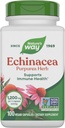 Nature 's Way Echinacea Purpurea Herb, Immunní Supplement *, 1200 mg / 3- kapsle sloužící, Non-GMO Projekt ověřený, Vegan, 100 Kapsle (Balení květen Vary)